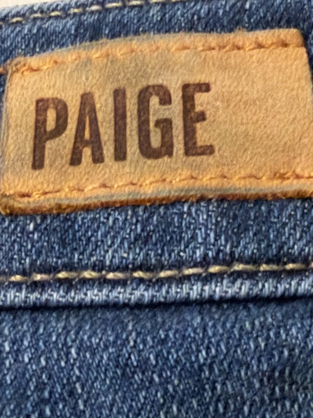 Paige Connie Crop jeans wide leg high rise medium wash size 31 designer denim - Picture 8 of 10